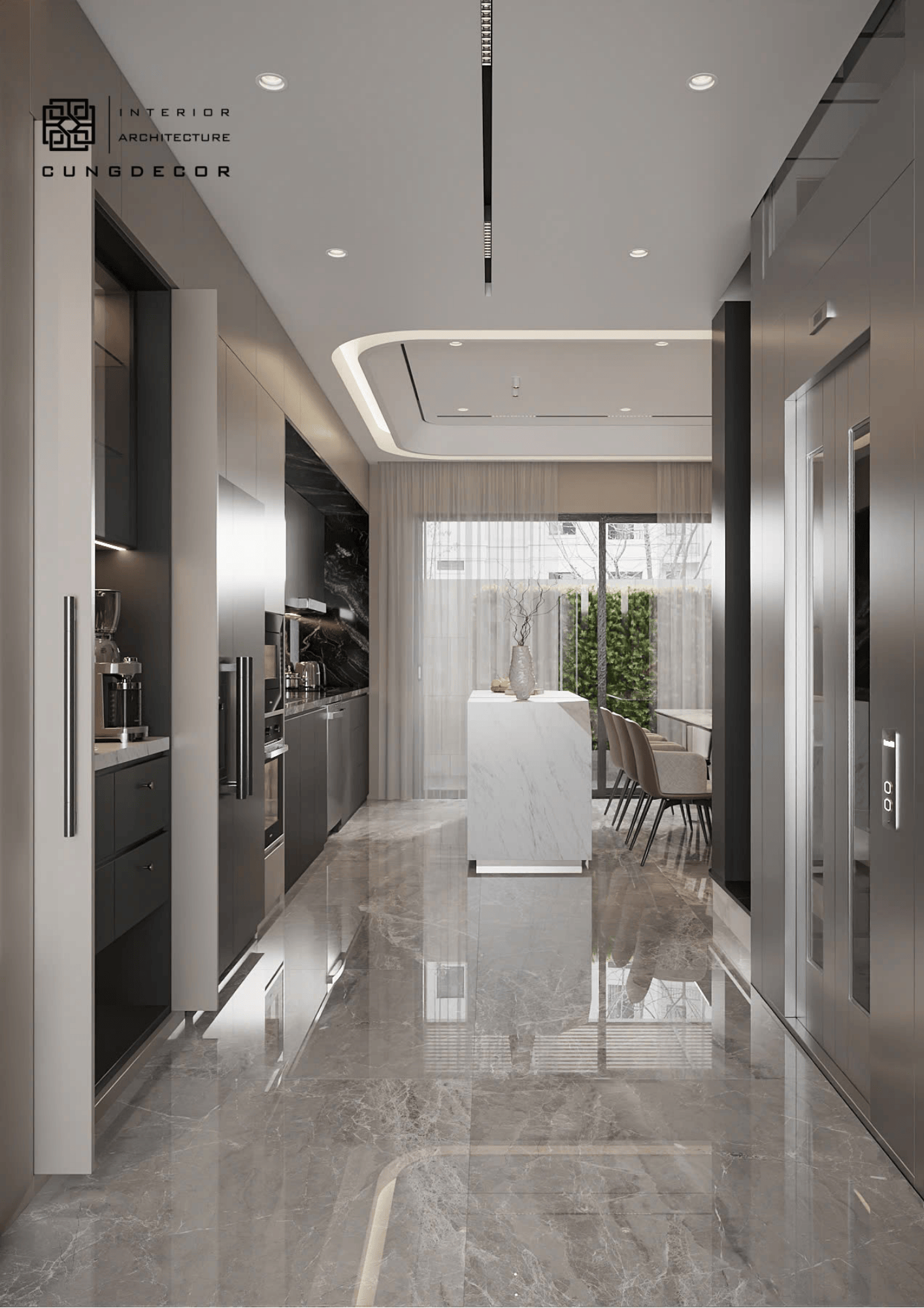 Nhà phố hiện đại